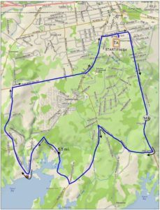 Polar Bear Bike Course Map